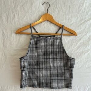 Plaid/Houndstooth
Cropped Halter Top